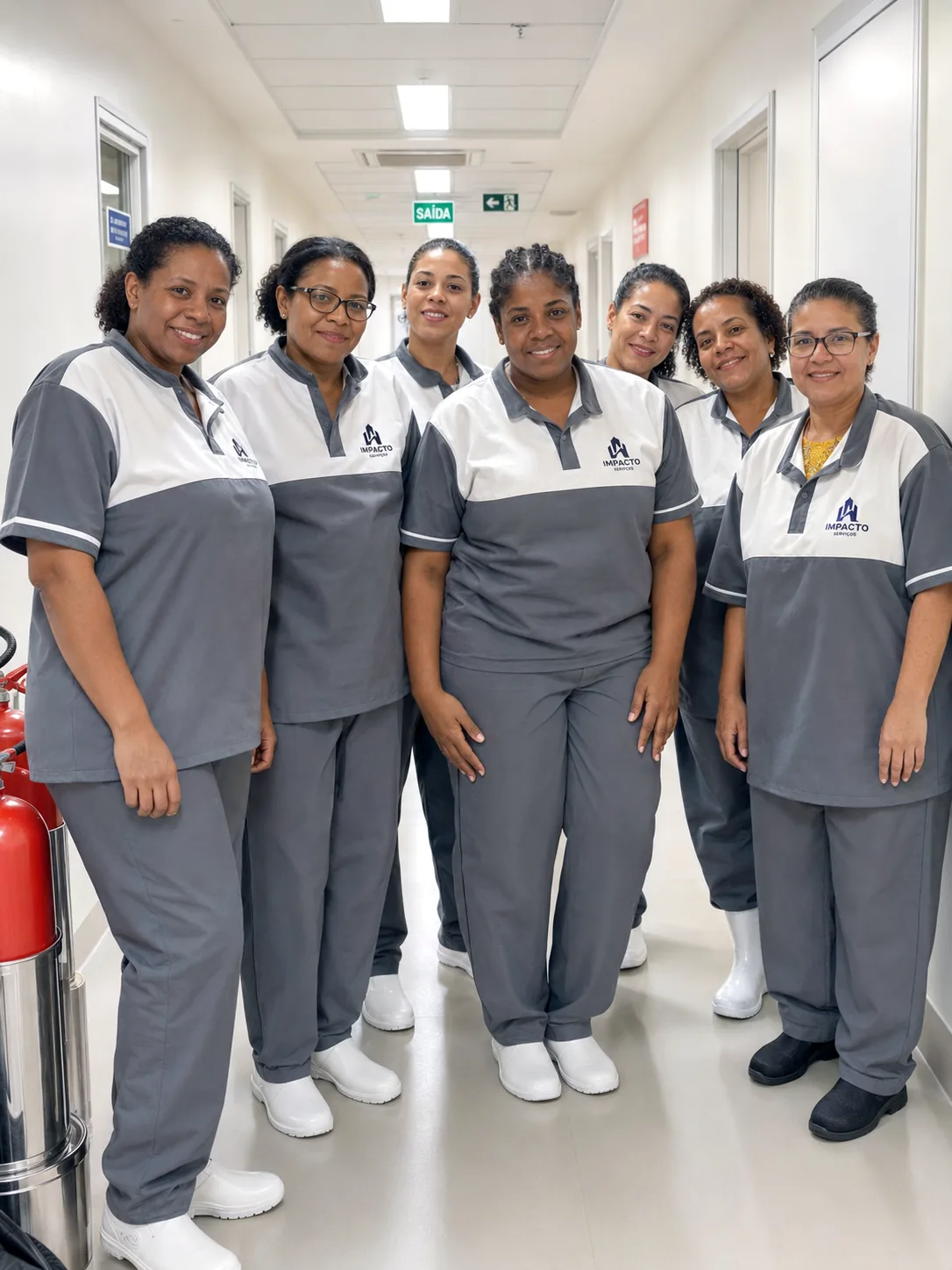 Equipe da Impacto em ambiente hospitalar